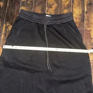 Zyia black athletic drawstring waist jersey athleisure S skirt thumbnail 5