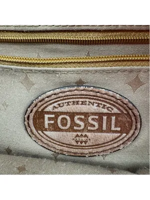 Vintage Y2K Fossil Bag Camel Brown Genuine Leather Butter Soft Shoulder Hobo thumbnail 3