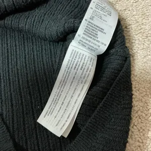 Hollister Black Ribbed Knit Wrap V Neck Long‎ Sleeve Crop Sweater XS thumbnail 6