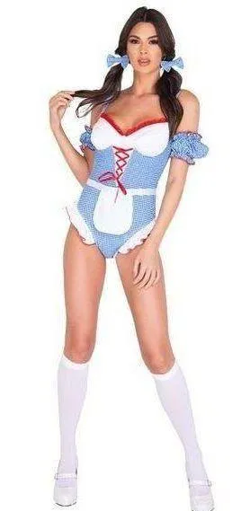 Yandy NEW Roma Gingham Kansas Girl Dorothy Wizard of Oz Costume Size Small thumbnail 1