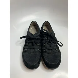 Dansko Walking Shoes Women Size 38 Black Excellent Leather Lace Up Comfort thumbnail 2