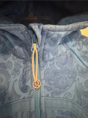 lululemon athletica Scuba Hoodie Blue Paisley- 4 thumbnail 6