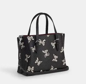 Coach NWT Mollie Tote Bag 25 With Bow Print Style CY648 $375 thumbnail 11