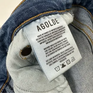 Agolde Sophie High-Rise Distressed Skinny Jeans thumbnail 10