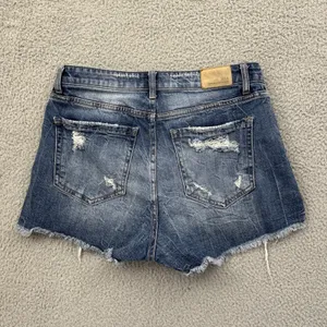 Bke Billie Denim Jean Shorts 2" High Rise Cut Off Distressed Festival Women's 29 thumbnail 2