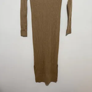 Club Monaco Camel Rib Knit Cardigan‎ Midi Sweater V-Neck Dress Size Small thumbnail 8