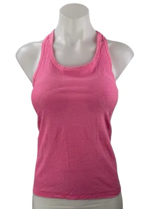 Lululemon Swiftly Tech Women's Pink Sleeveless Racerback Activewear Tank Top S thumbnail 1
