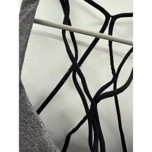Lululemon Free To Be Zen Bra Womens 8 Heathered Black‎ Strappy Yoga Athletic thumbnail 4