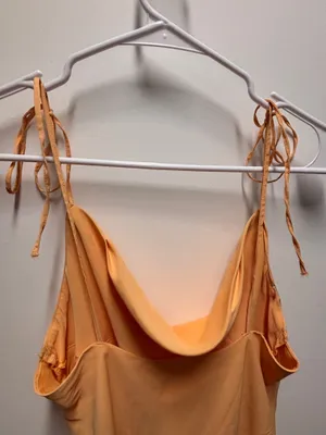 Abercrombie Orange Dress Mini thumbnail 4