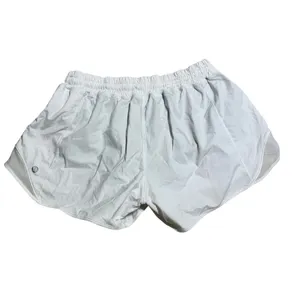 Lululemon Watercolor Hotty Hot Shorts Size 10 White Lined Running Athletic thumbnail 2