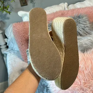 New York & Co. White Wedges Espadrilles thumbnail 5