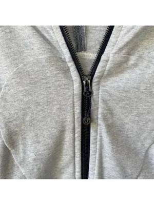 Lululemon On The Daily Hoodie Heathered White / Butter Pink size 8 thumbnail 7