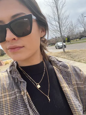 marrin costello lock necklace Gold thumbnail 3