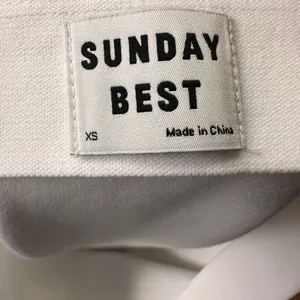 Aritzia Sunday Best White Pull On Mini Skirt Jersey Knit NWOT Size XS Bodycon thumbnail 4