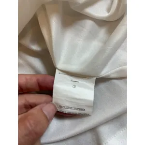 Selfie Leslie White Cutout Open Back Ruffle Hem Mini Fit Flare Dress US L Bridal thumbnail 5