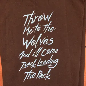 Beautiful disaster wolves black sweat pants 2xl thumbnail 9