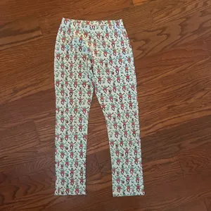 ROLLER RABBIT Women's Monkey Mas Pajamas Christmas Pajamas Size XS Matching Set thumbnail 12