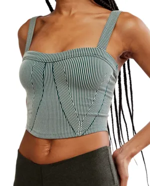 Free People Movement Perfectly Plated Cami Evergreen XL thumbnail 1