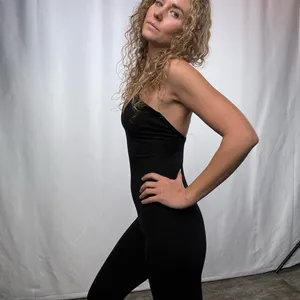 BB Dakota by Steve Madden Stretch‎ V Neck Jumpsuit in Black Size Small thumbnail 4