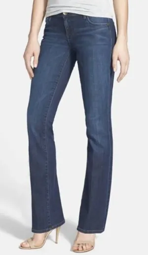 Kut from the Kloth Farrah baby boot dark wash size 6 jeans thumbnail 1
