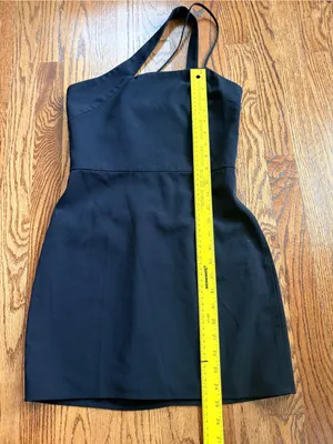Lovers + Friends Sidney Mini Dress Black XS Criss Cross Strappy Cocktail Party thumbnail 9