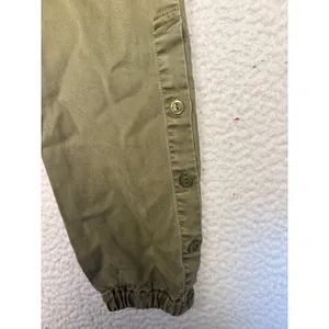 YFB Pants Womens Small‎ Green Lyocell Cargo Jogger Elastic Waist Cuffed Pockets thumbnail 5