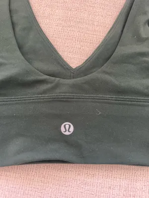Lululemon Align V-Neck Bra Dark Forest Green thumbnail 3