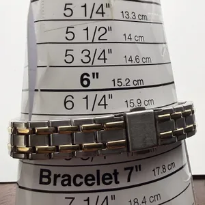 Elegant Timex Women's Two-Tone Indiglo Watch - 24mm Case Working New Battery thumbnail 6