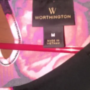 Worthington Short Sleeve Blouse thumbnail 4