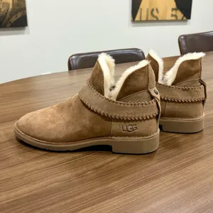 UGG McKay Chestnut Suede Shearling Ankle Boots Booties Women’s Size 9 EUC thumbnail 6