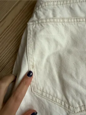 Abercrombie & Fitch The Loose High Rise Jeans 30 - stain on back pocket nwt thumbnail 6