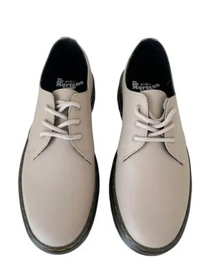 Dr Martens Zavala Lo Oxford Shoes Low Taupe Lace Up Loafers NEW 9 thumbnail 3