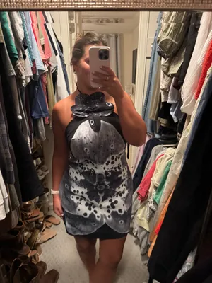 Luxxel Black Orchid Mini Dress thumbnail 7
