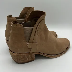 Dolce Vita Leather Ankle Booties Sz‎ 8 A21 Tan thumbnail 7