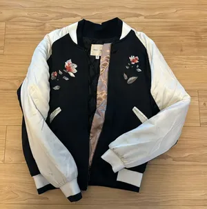 Silence & Noise Floral Bomber Jacket thumbnail 1