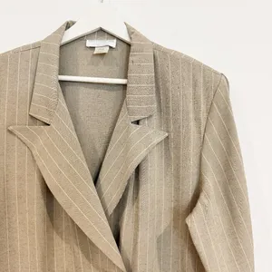 Lew Magram Blazer Size 16 Pinstripe Double Breasted Vintage Oversize Slouchy 90s thumbnail 2