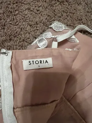 Storia Dress with White Embroidery thumbnail 3