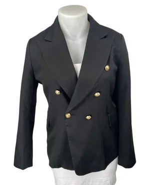 NEW Lioness Women' Black Long Sleeve Double Breasted Blazer Suit Jacket Size XXL thumbnail 1