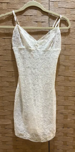 Vintage Victoria’s Secret Deadstock Lace Bodycon Chemise NWT size M thumbnail 1