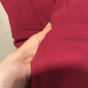 Lulu’s Pour the Champagne Burgundy Ruffled Backless Maxi dress thumbnail 3
