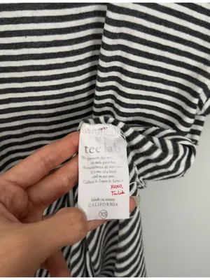 Frank & Eileen XS Theo Perfect Tee Grey White Tee Dolman Relaxed thumbnail 2