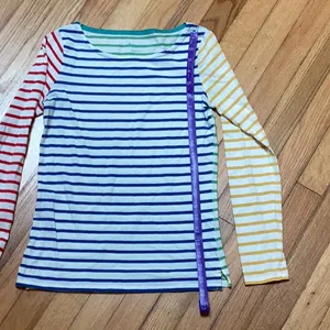 Boden Breton Sophie Hotch Potch Striped Top size 2 thumbnail 9