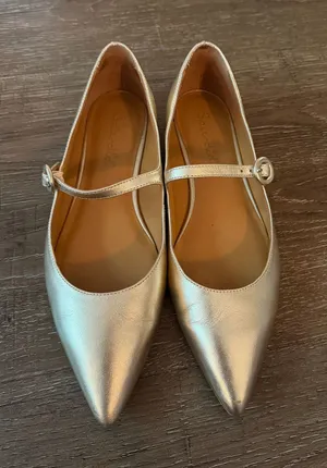 Splendid Gold Ballet Flats thumbnail 1