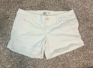 Vintage American Eagle Cream Shorts thumbnail 1