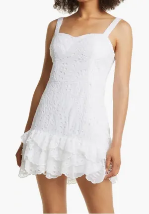 Lilly Pulitzer Rosalie Sleeveless Romper Size 00 Graduation Dress Bridal Party thumbnail 1