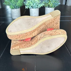Guess Women's Burnt Red Suede Sandals thumbnail 4