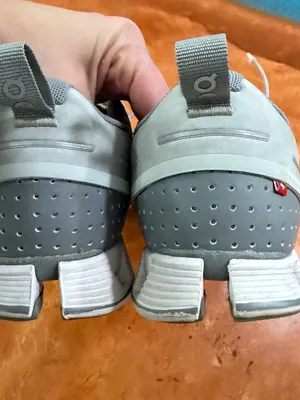 On Running Cloud 5 Terry Running Shoes Sneaker Glacier Grey White size 10.5 thumbnail 5