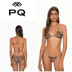 PilyQ New. leopard chain bikini set. Small. Retails$160. thumbnail 2