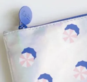 Ipsy Silver Theme Hot Summer Night Cosmetic Glam Clutch Bag thumbnail 4