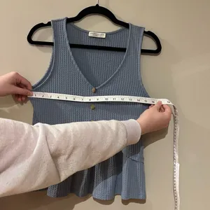 Paper Crane Light Blue Sleeveless Top thumbnail 5